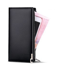 Billetera de Dama en biocuero-cuerina-cuero-dama-clase-elegancia-billetes-celular-estatus