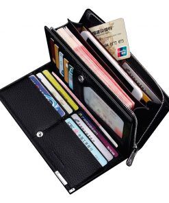 billetera de dama en biocuero-cuero-cuerina-billetes-tarjetas-celular-estilo-clase-elegancia-detalle-regalo corporativo