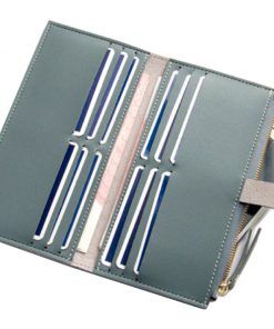 billetera de dama en biocuero-cuero-cuerina-elegancia-merchandising-tarjetas-billetes-celular