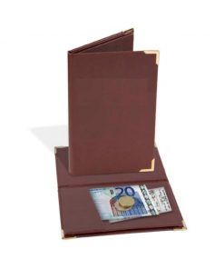 porta cuentas en biocuero-cuero-cuerina-comensales-restaurante-comida-delisia