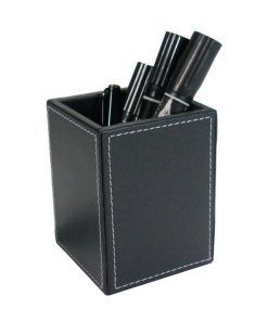 porta lapicero-oficina-cuero-cuerina-biocuero-lapiz-departamentos-regalo corporativo-detalle
