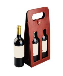 porta licorera en biocuero-cuero-cuerina-vino-pisco-vodka-regalos-regalos corporativos