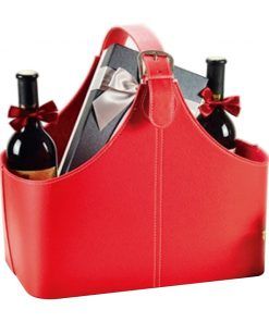 porta licorera en biocuero-cuero-cuerina-vino-pisco-regalo-detalle- regalos corporativos